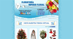 Desktop Screenshot of floristeriaimperiofloral.com
