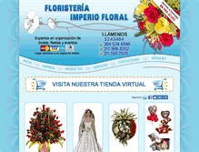 Tablet Screenshot of floristeriaimperiofloral.com